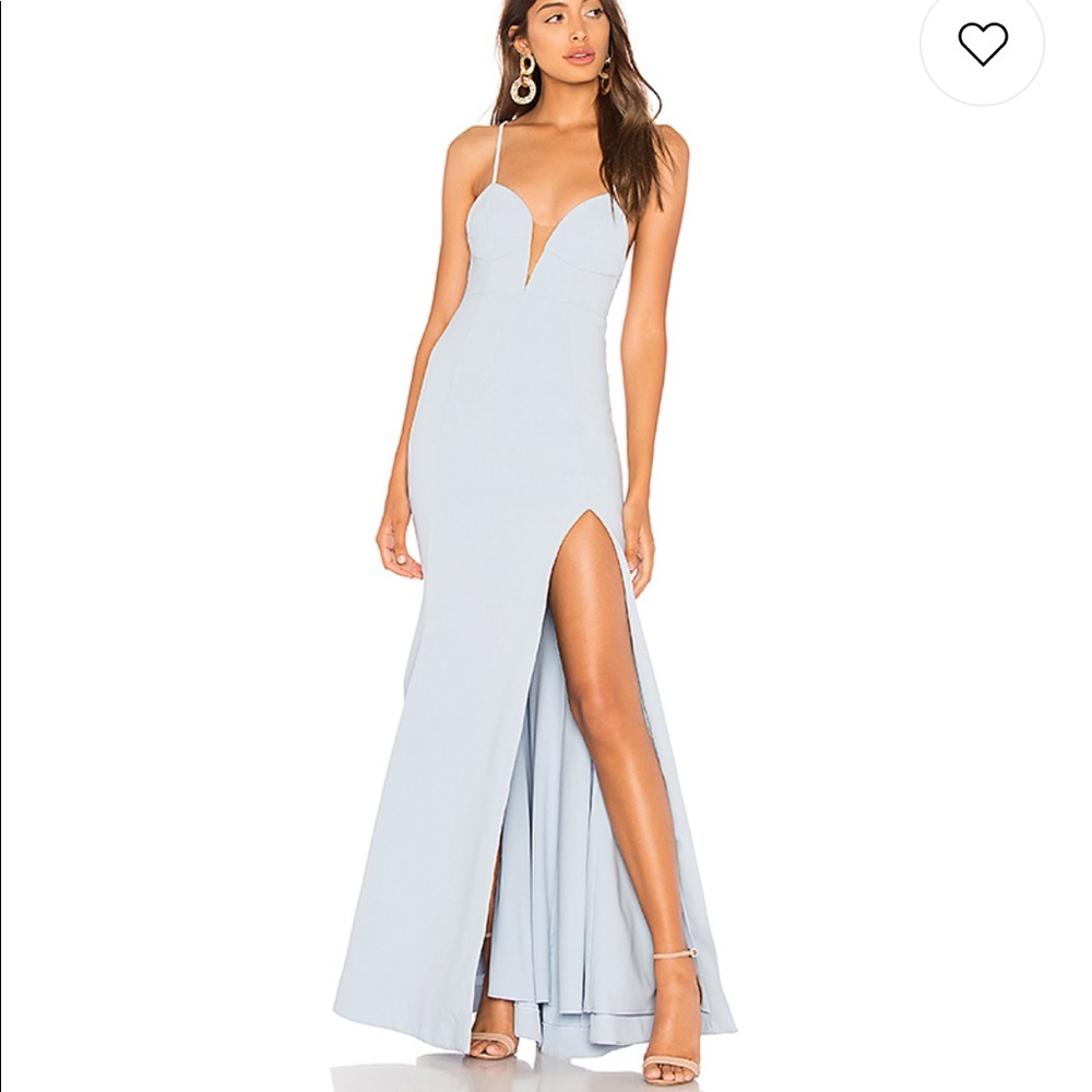 Lovers + Friends Yashvi Gown in Baby Blue